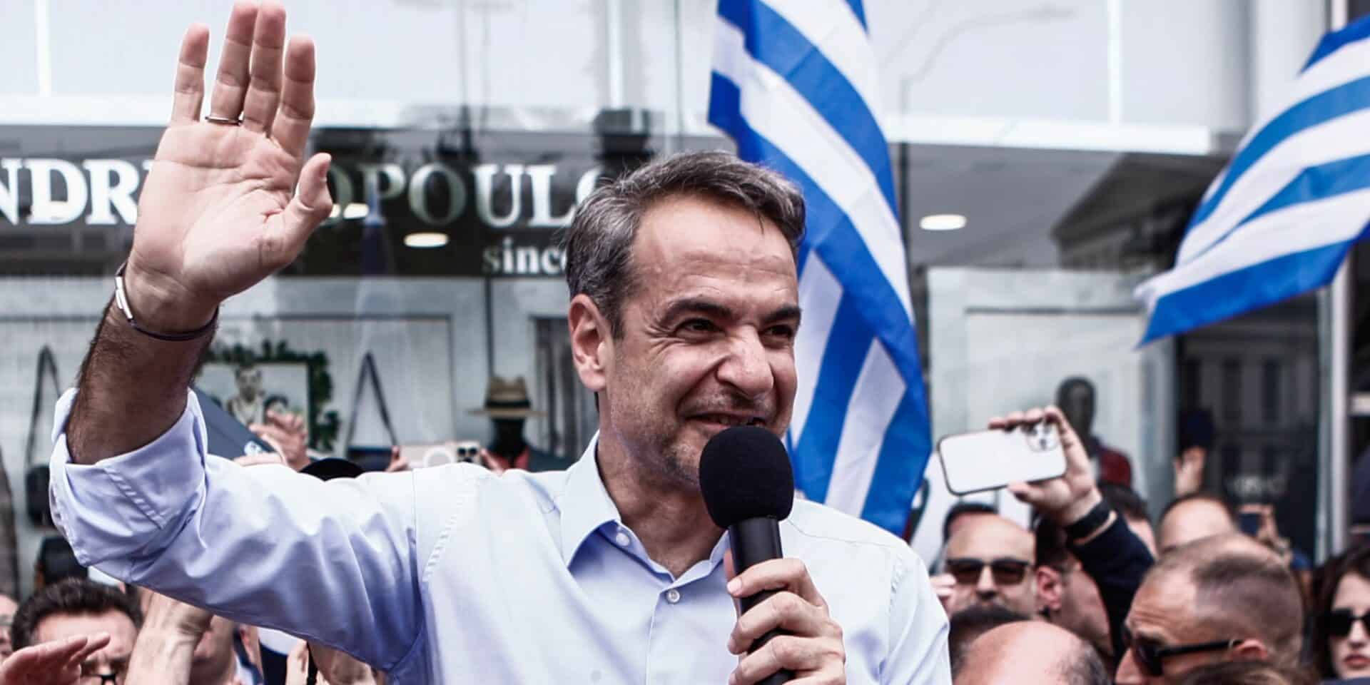 Ο Κυριάκος Μητσοτάκης στον Πειραιά