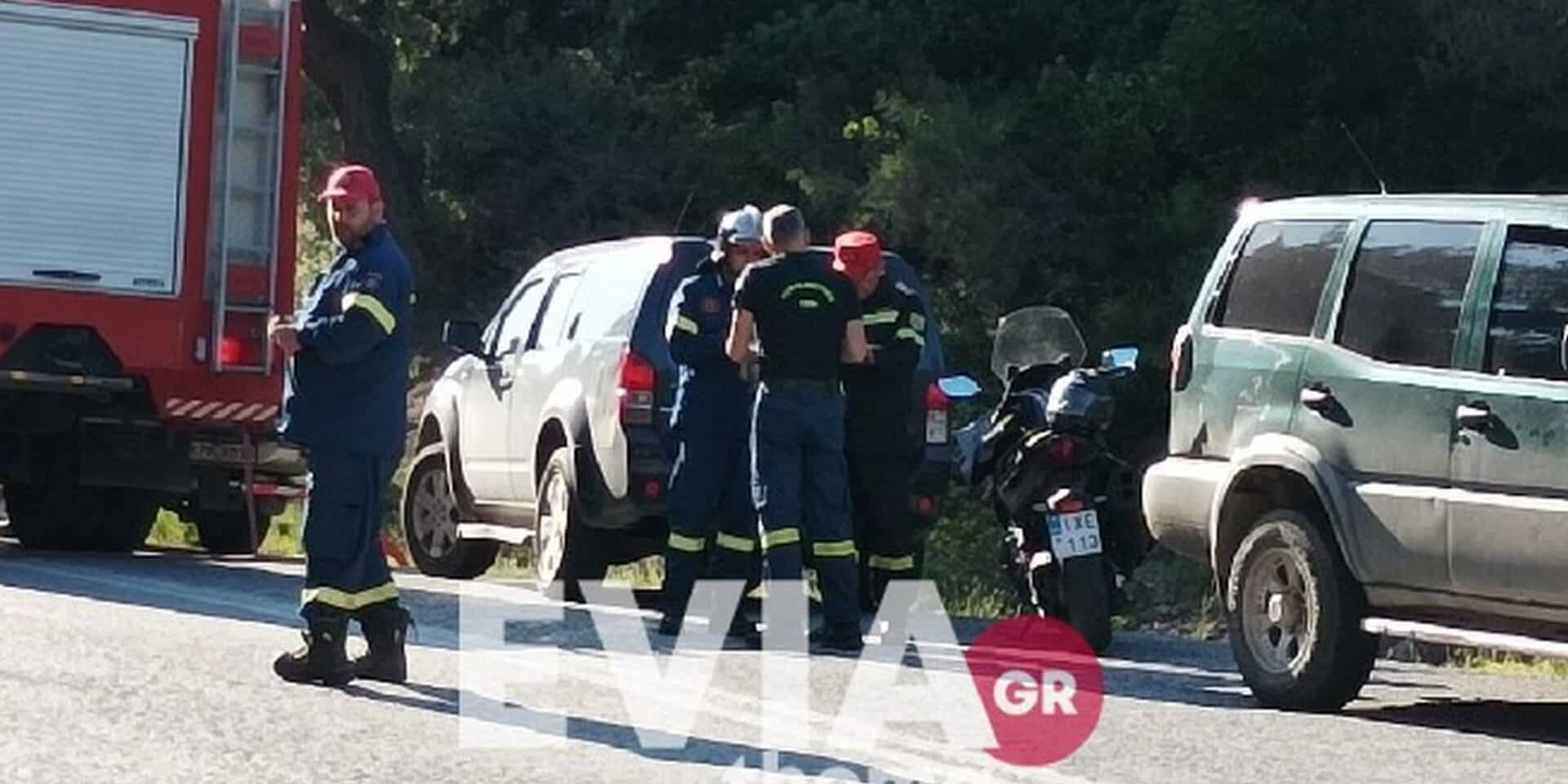 Το τροχαίο με έναν νεκρό στην Εύβοια