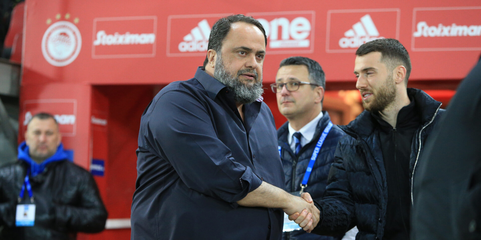 Ο Βαγγέλης Μαρινάκης, ιδιοκτήτης της ΠΑΕ Ολυμπιακός