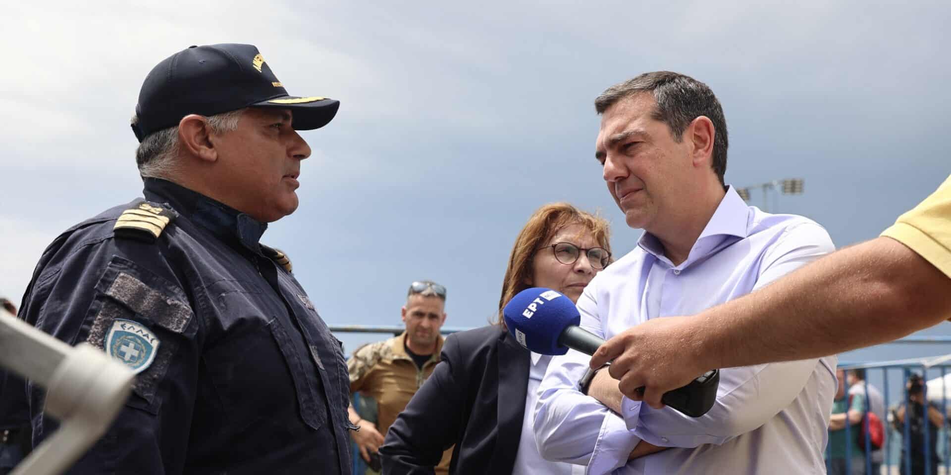 Ο Αλέξης Τσίπρας στο λιμάνι της Καλαμάτας