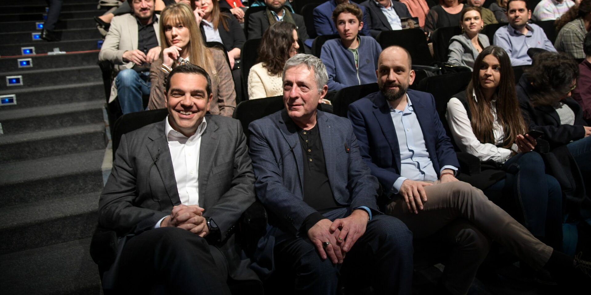 Ο Αλέξης Τσίπρας με τον Στέλιο Κούλογλου