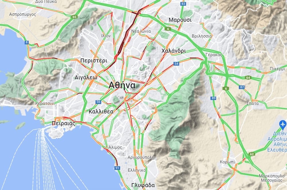 Kinisi 27 6 23 - Κίνηση τώρα: Ουρές χιλιομέτρων σε Κηφισό, Λεωφόρο Αθηνών και Ποσειδώνος - Δείτε LIVE τον χάρτη