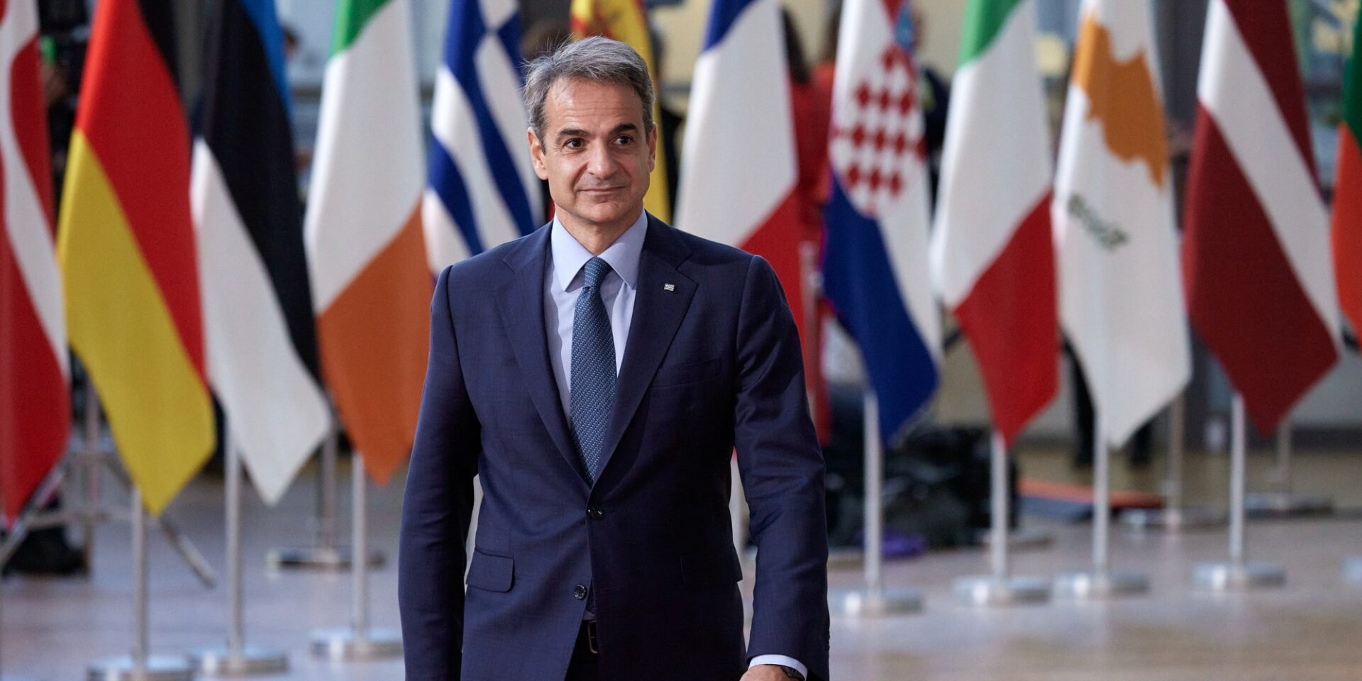 Ο Κυριάκος Μητσοτάκης στις Βρυξέλλες