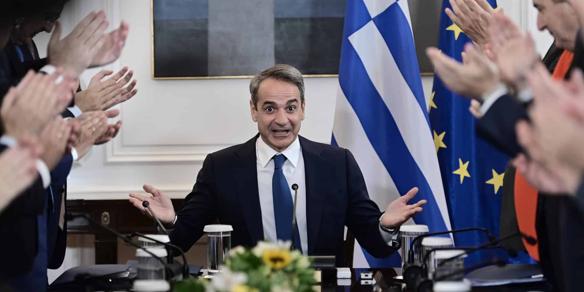 Ο Κυριάκος Μητσοτάκης στο Υπουργικό Συμβούλιο