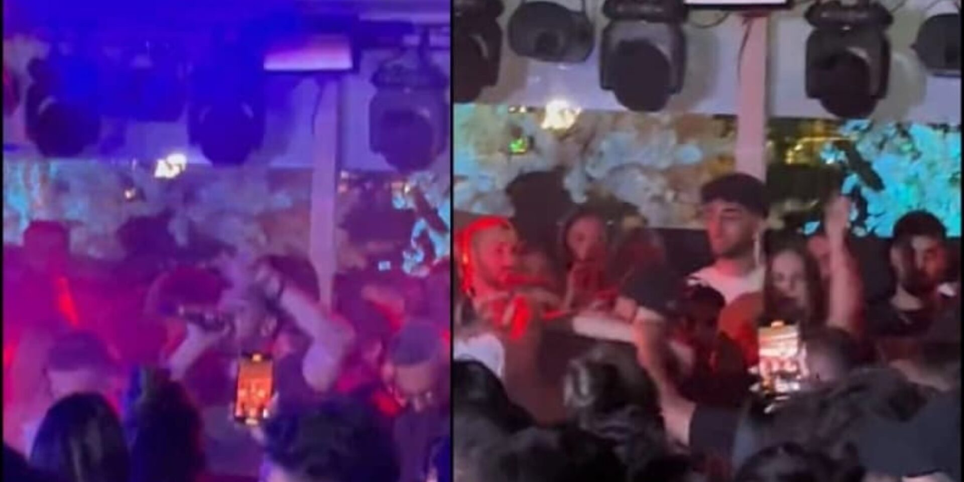 Εικόνα από το ξύλο στη συναυλία του τράπερ