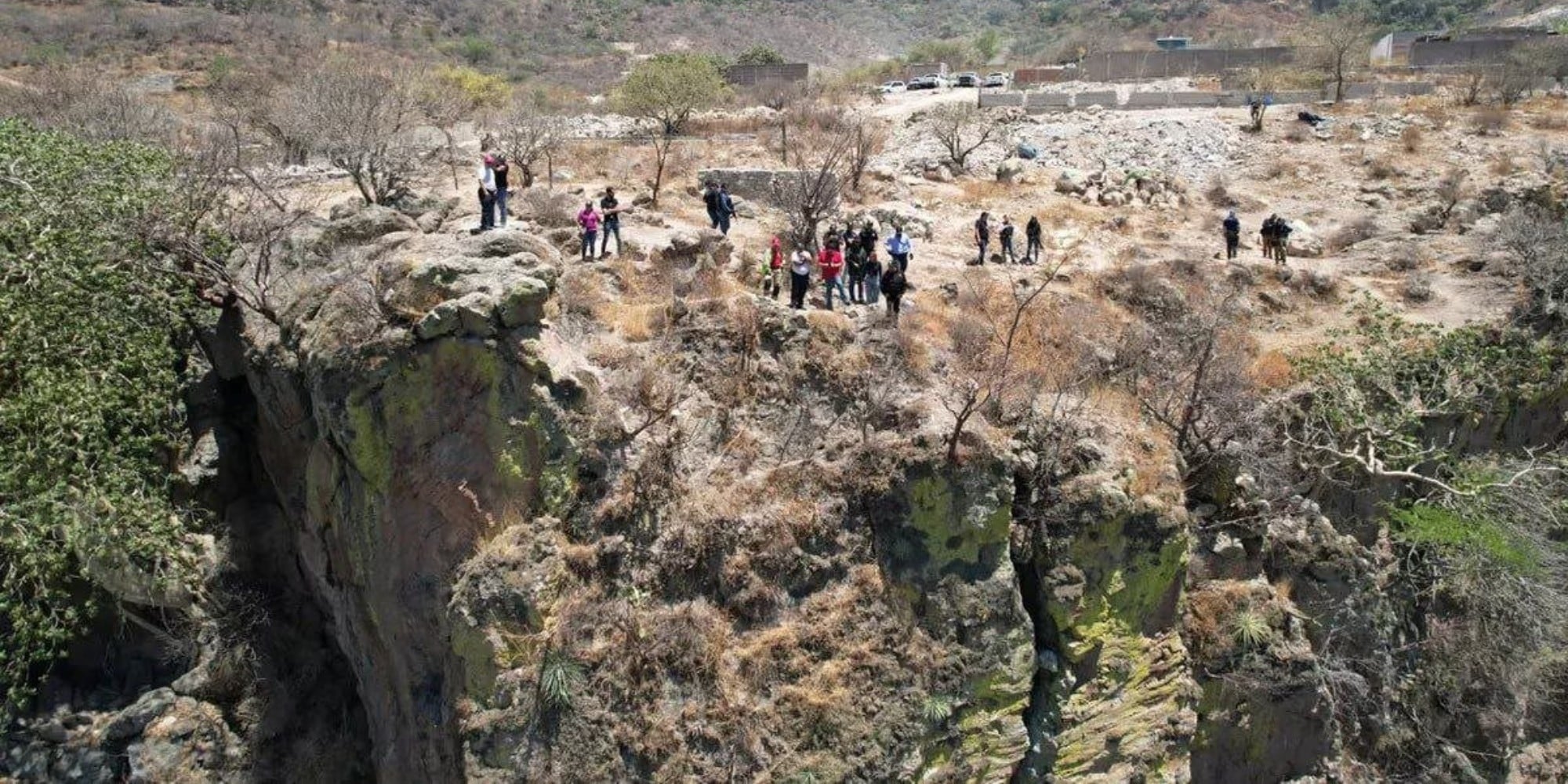 Η χαράδρα που βρέθηκαν τα ανθρώπινα υπολείμματα στο Μεξικό