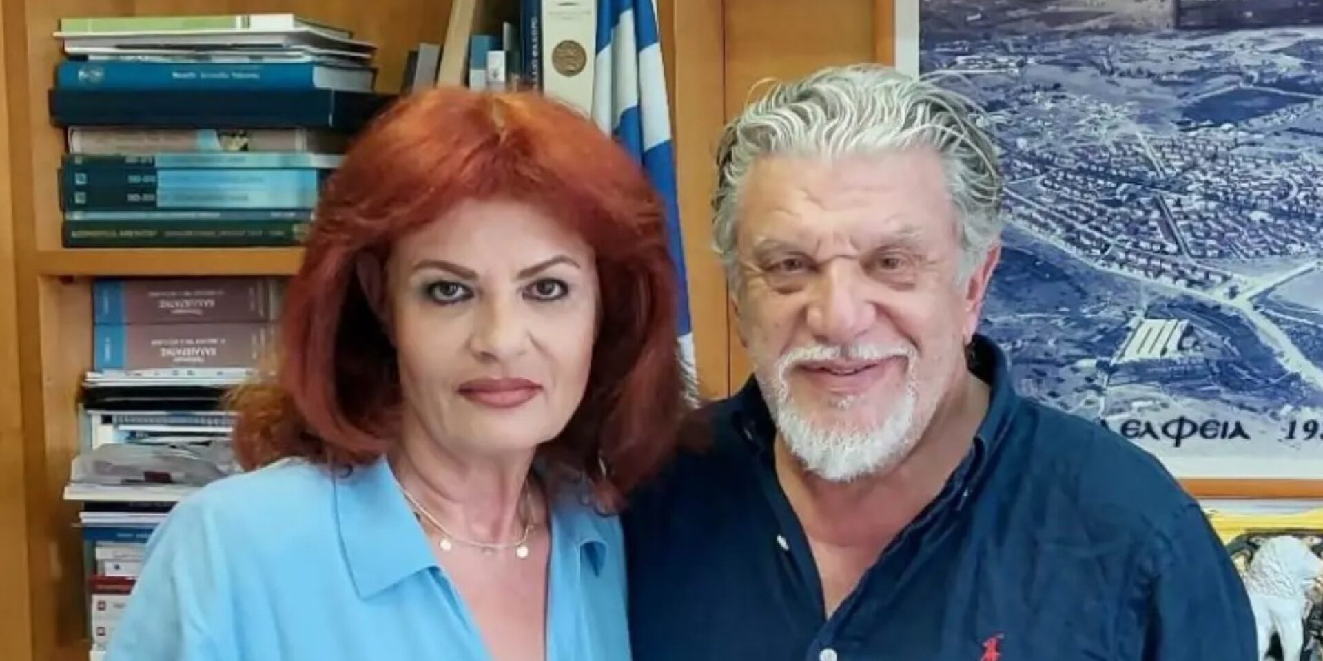 Η μητέρα της Μυρτούς με τον Γιάννη Βούρο