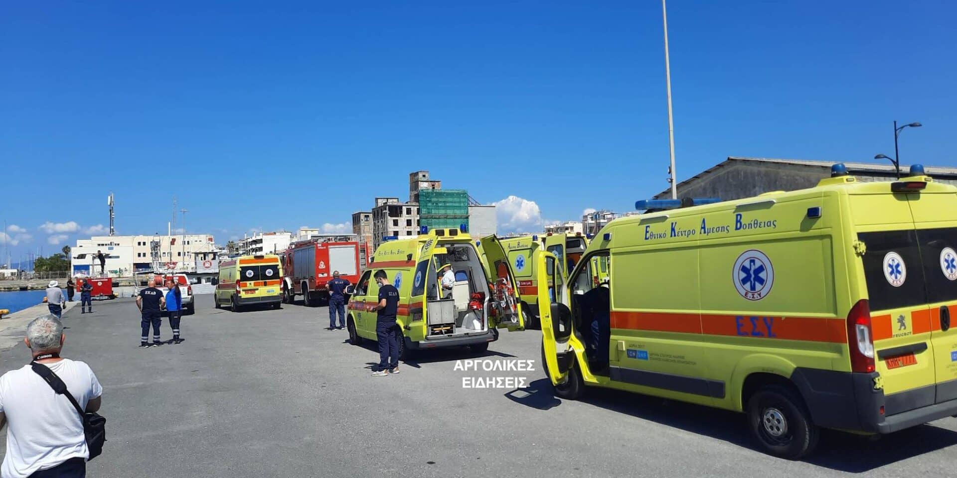 Εικόνα από το λιμάνι της Καλαμάτας