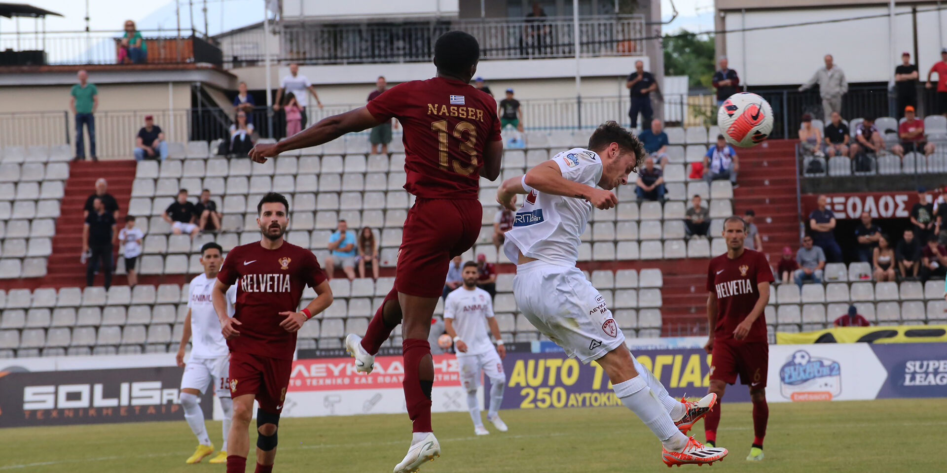 Φάση από αγώνα πρωταθλήματος της Super League 2