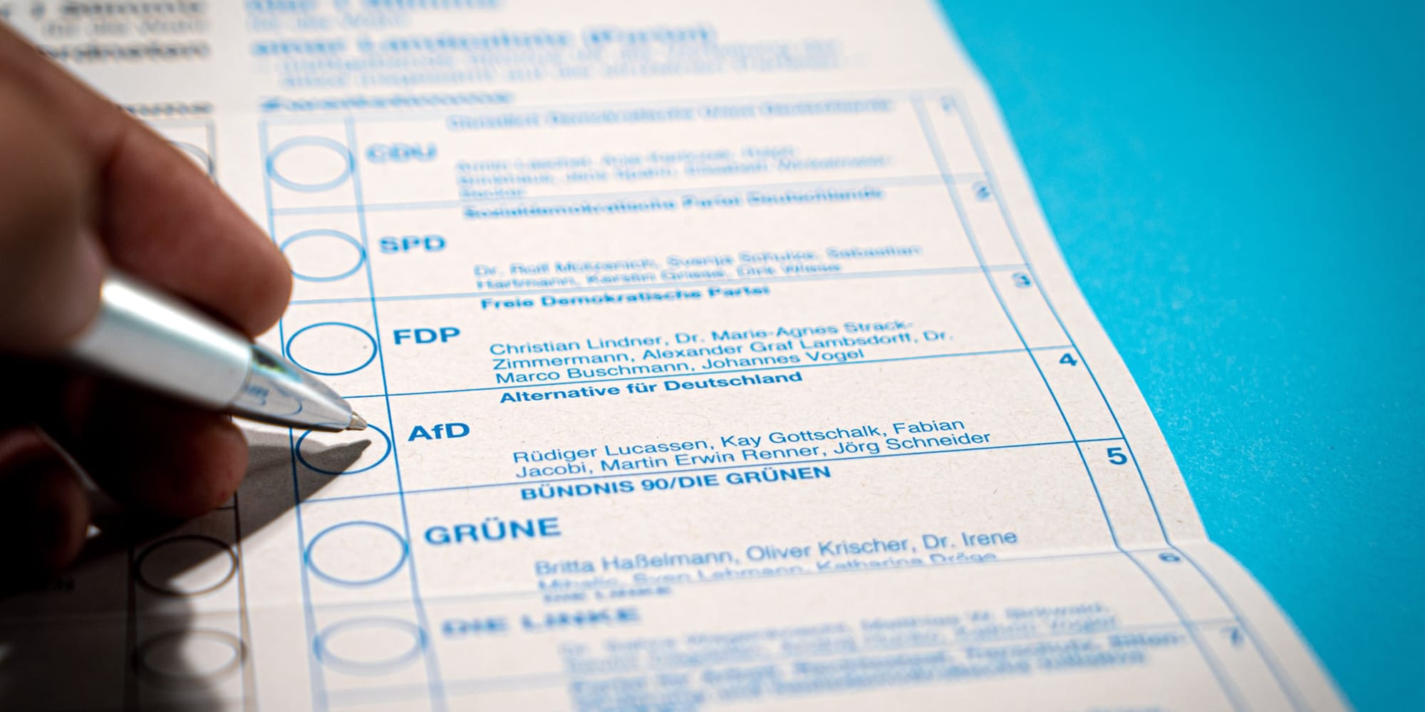 Ψηφοδέλτιο στη Γερμανία