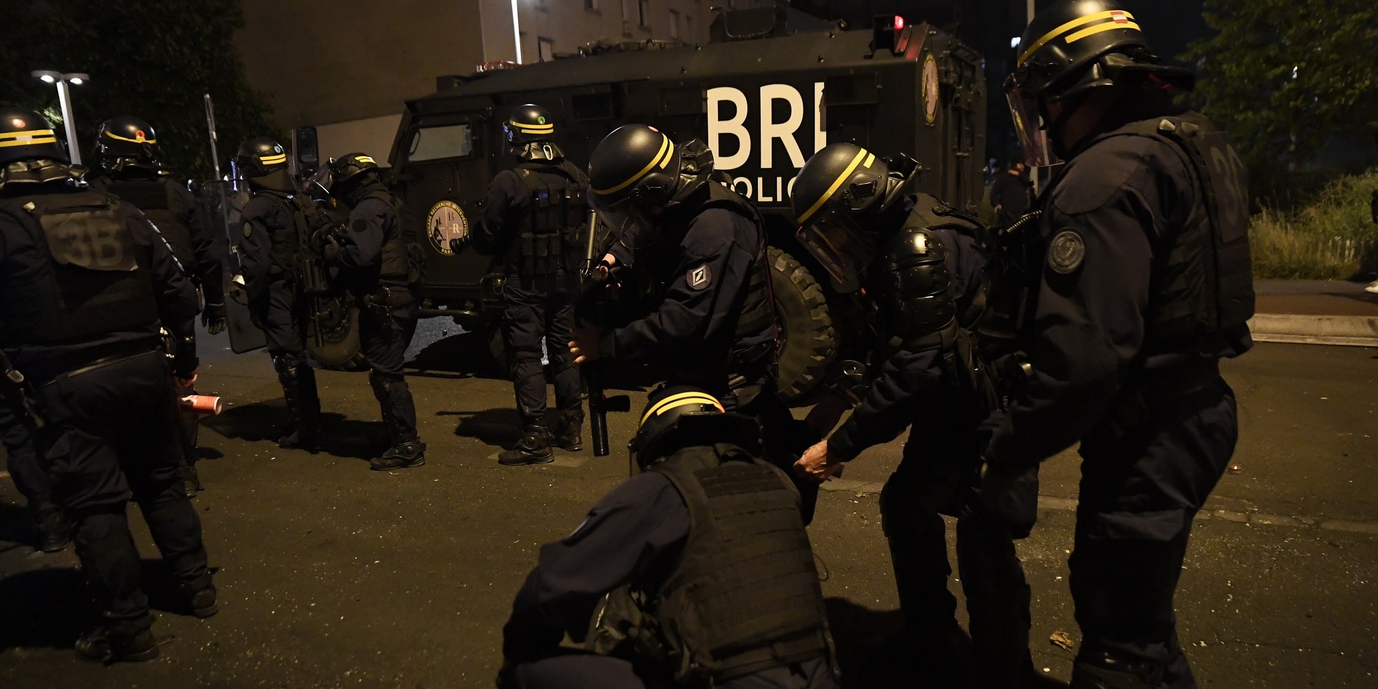 Εικόνα από τις ταραχές στη Γαλλία