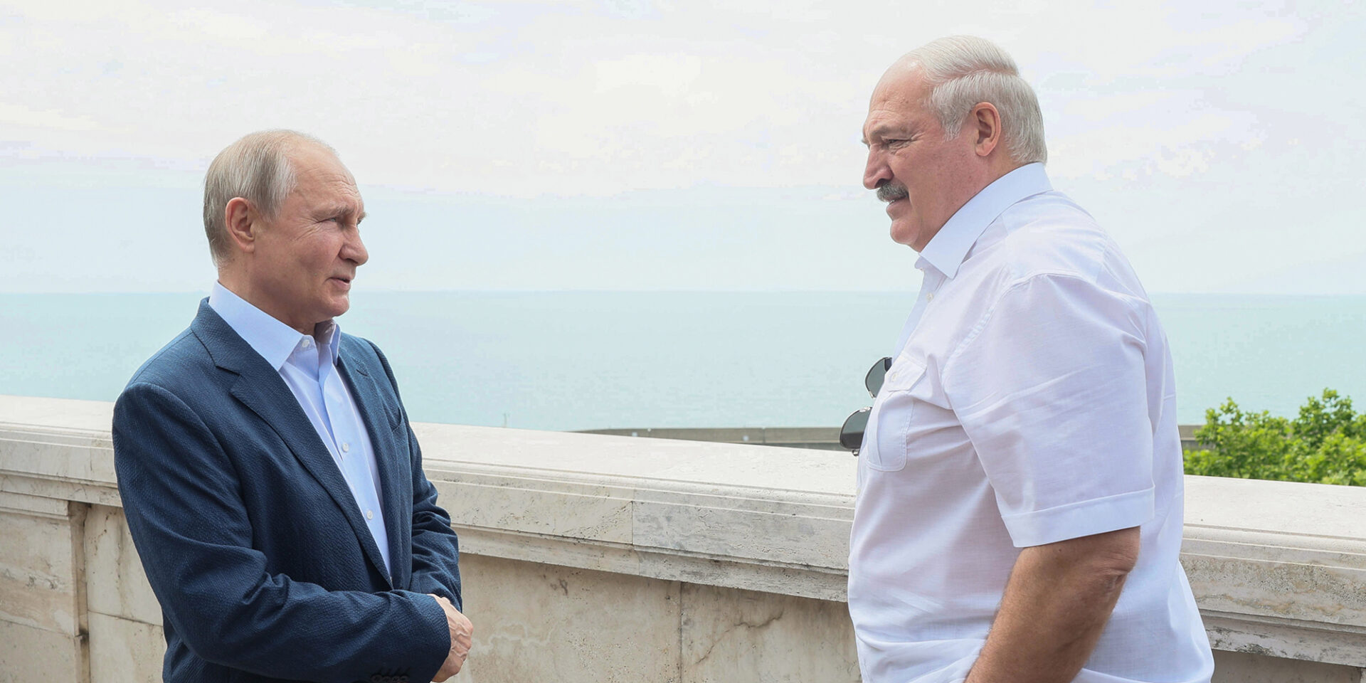 Ο Βλαντιμίρ Πούτιν με τον Αλεξάντερ Λουκασένκο