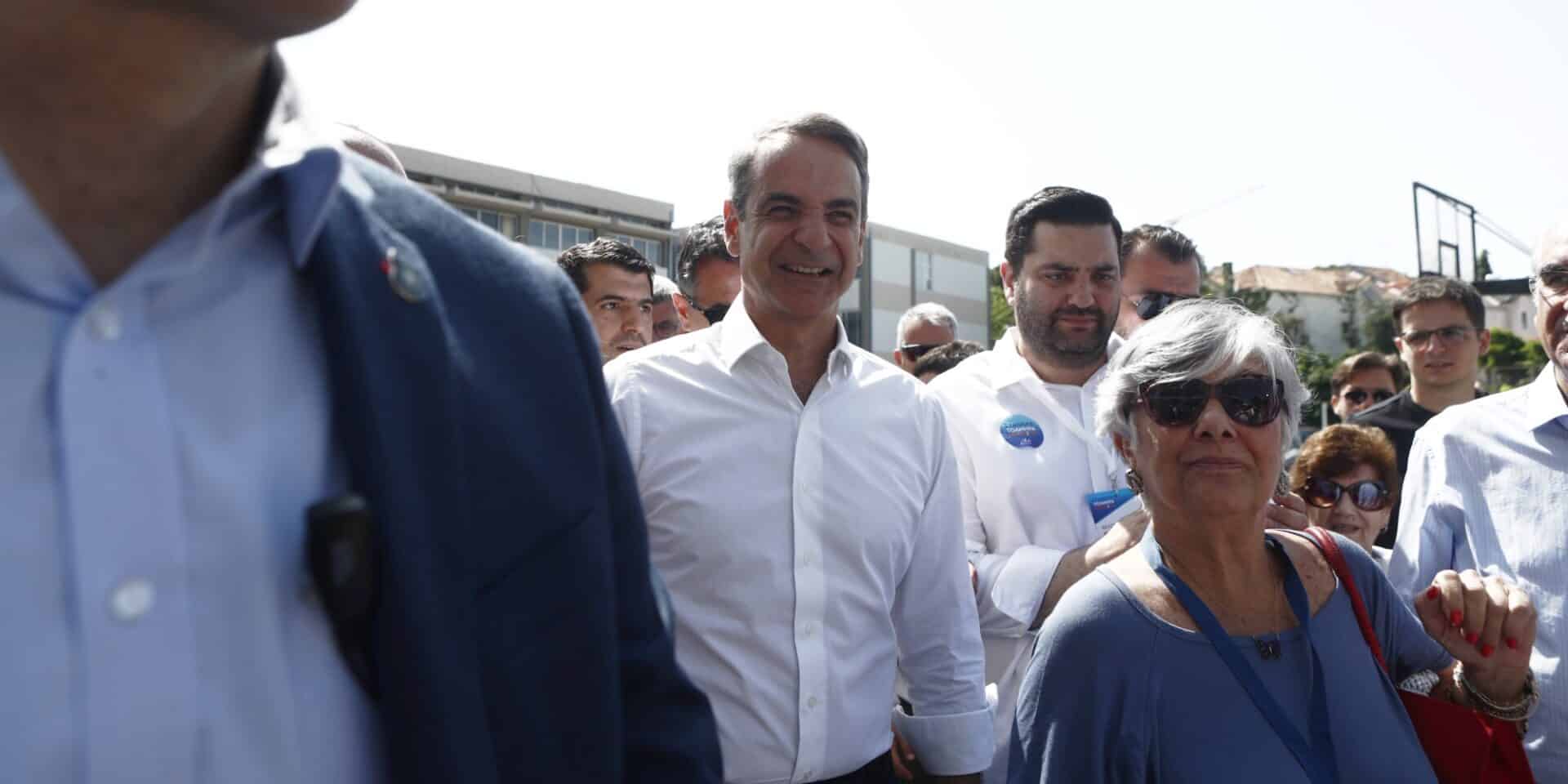 Ο Κυριάκος Μητσοτάκης ψήφισε στην Κηφισιά