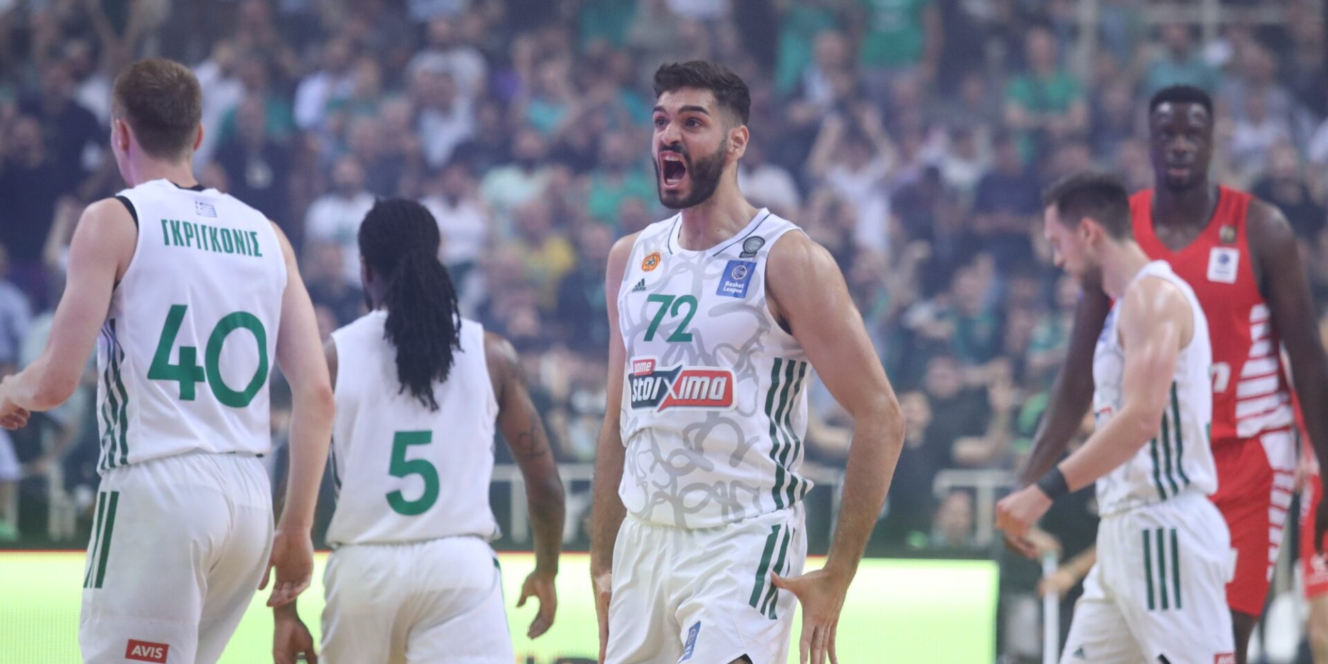 Στιγμιότυπο από το Παναθηναϊκός - Ολυμπιακός
