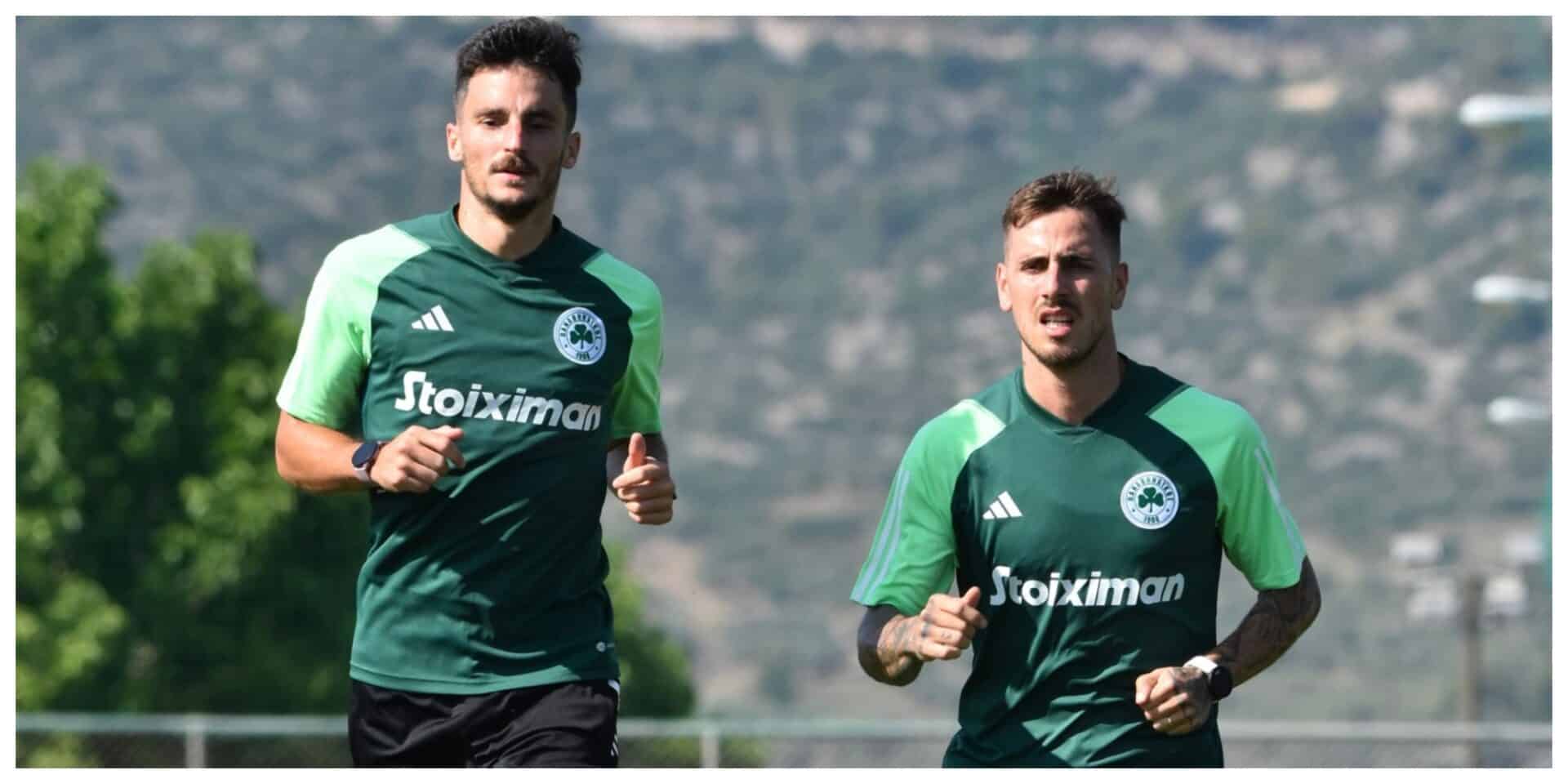 Μαντσίνι και Πέρεζ προπονούνται