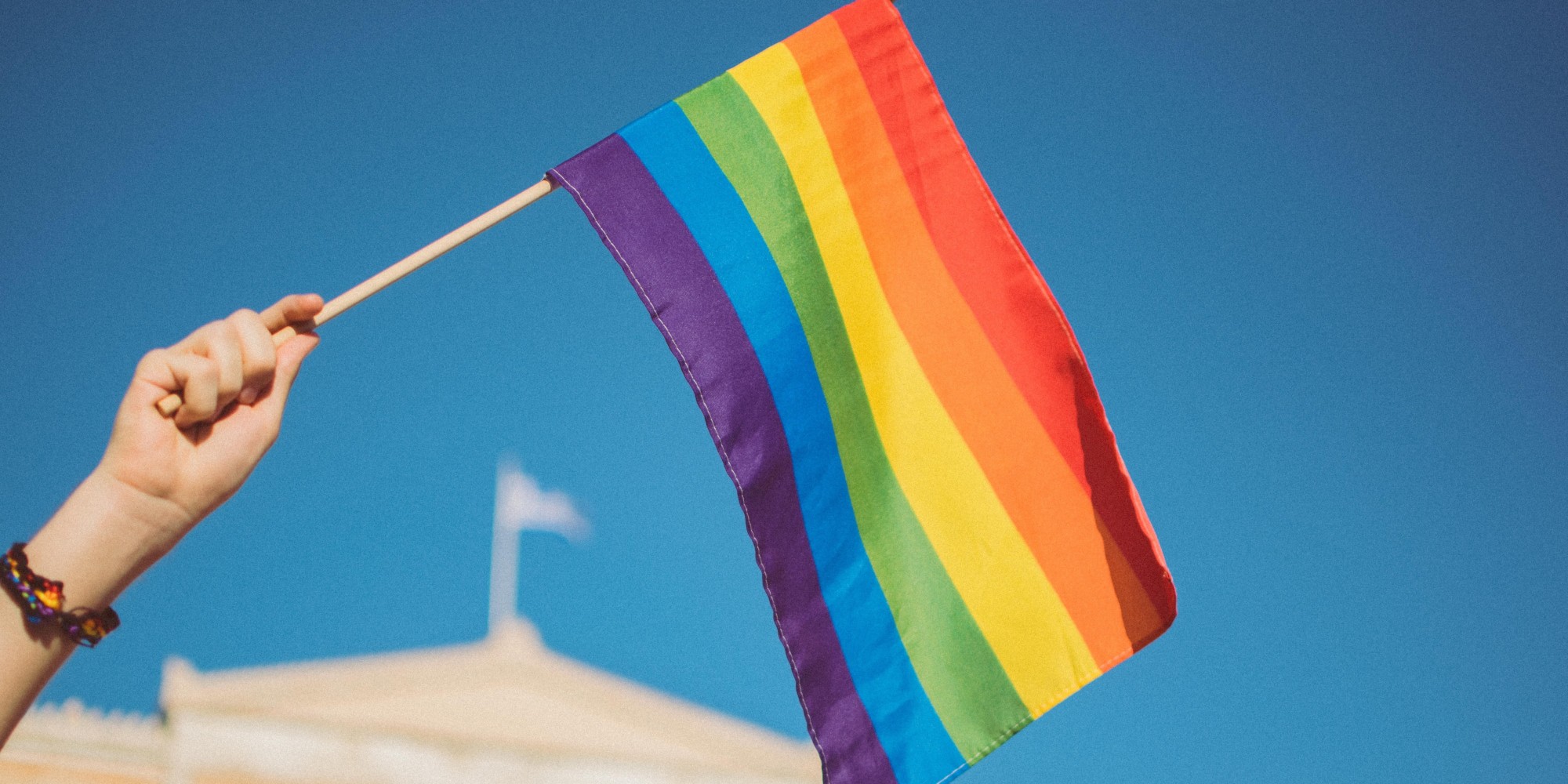 Σημαία στο Athens Pride στο Σύνταγμα