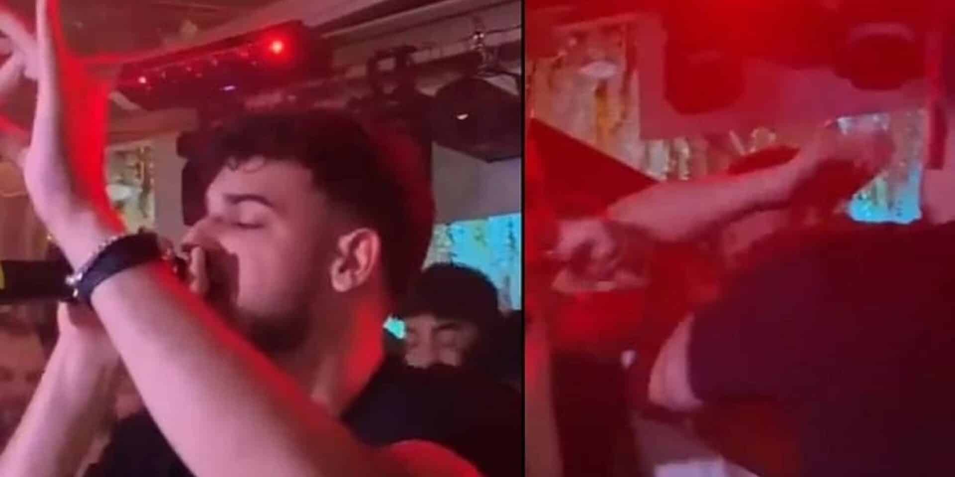 Εικόνα από το ξύλο στη συναυλία του τράπερ Sidarta