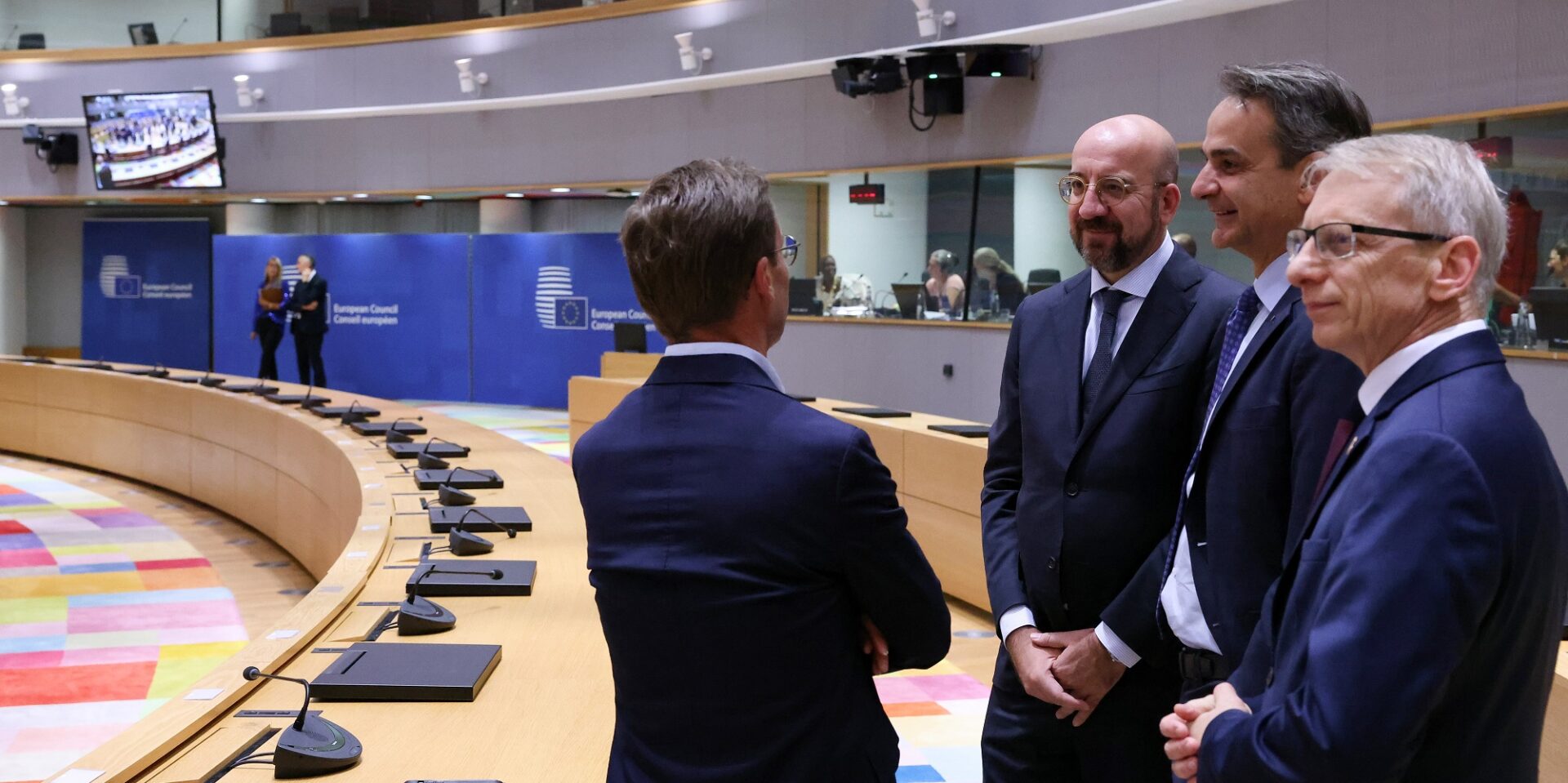 Ο Κυριάκος Μητσοτάκης στη Σύνοδο Κορυφής για το μεταναστευτικό