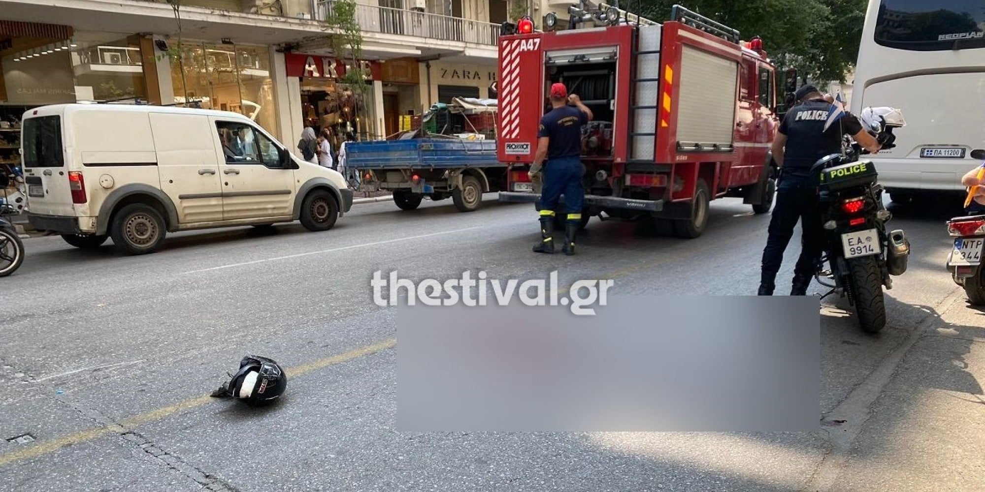 Δικυκλιστής σκοτώθηκε στο κέντρο της Θεσσαλονίκης