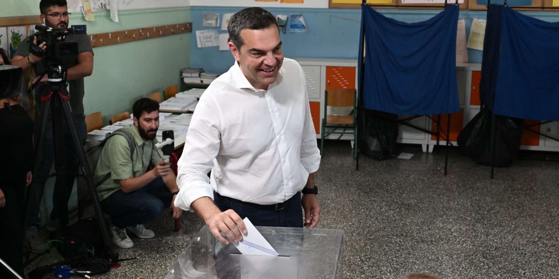 Ο Αλέξης Τσίπρας ψήφισε στο Περιστέρι
