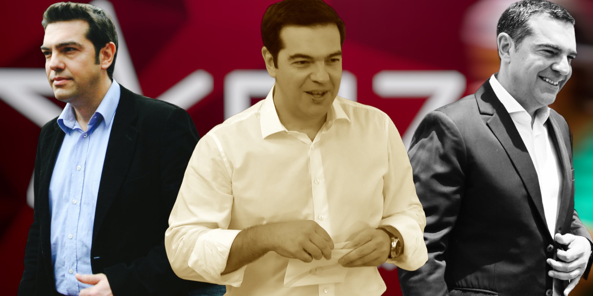 Ο Αλέξης Τσίπρας το 2008, το 2015 και το 2023