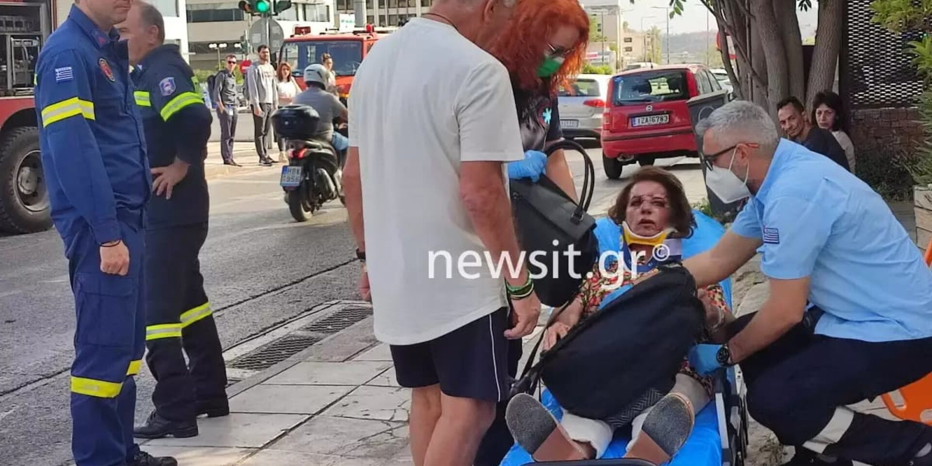 Σε σοβαρό τροχαίο ενεπλάκη η μετεωρολόγος Χριστίνα Σούζη