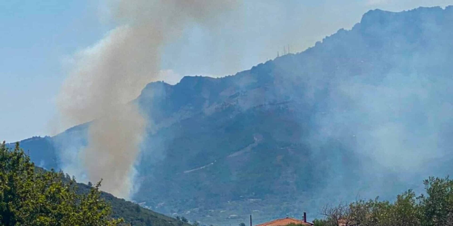 Η φωτιά στη Θάσο