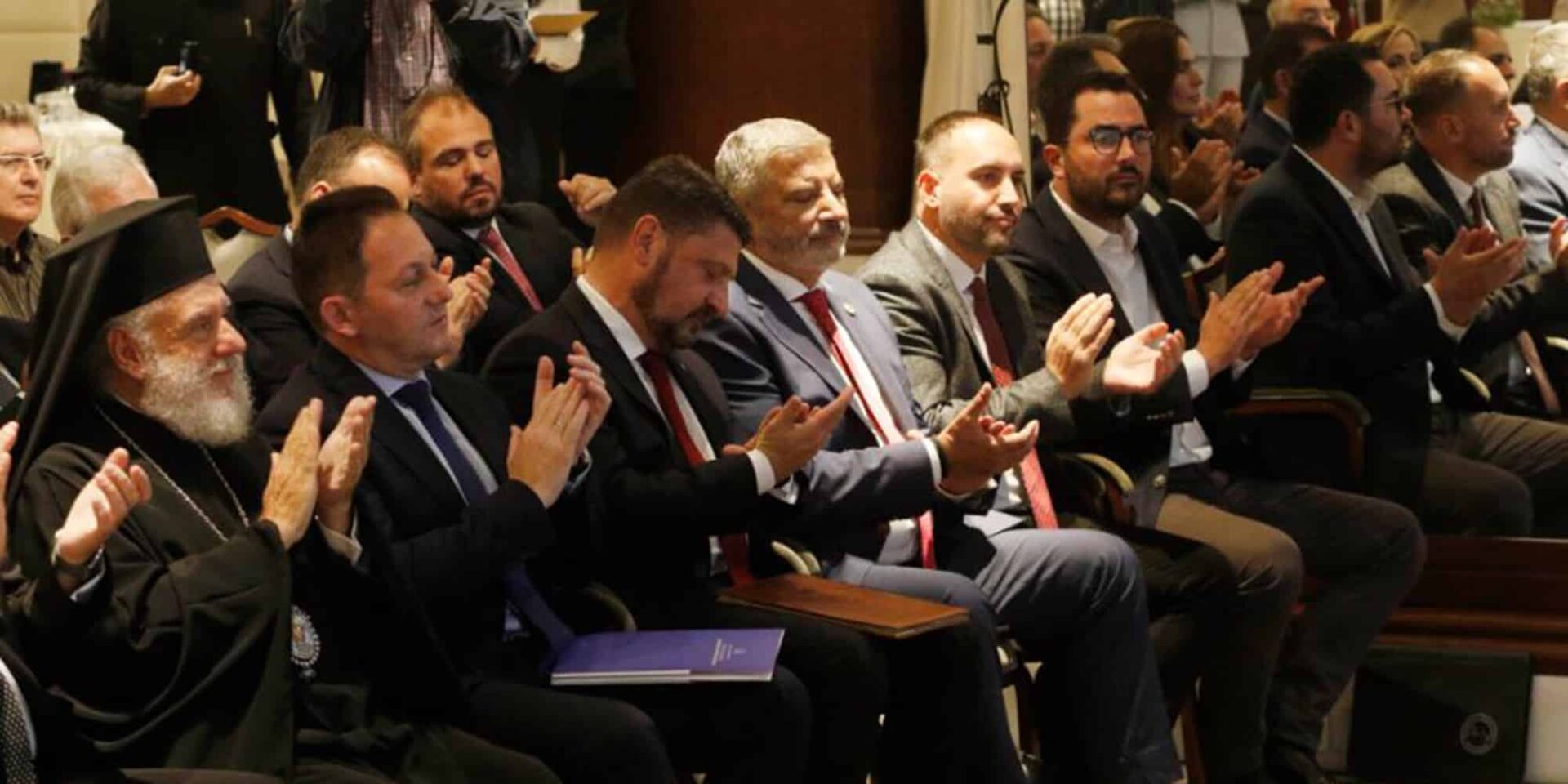 Νίκος Χαρδαλιάς και Γιώργος Πατούλης σε εκδήλωση