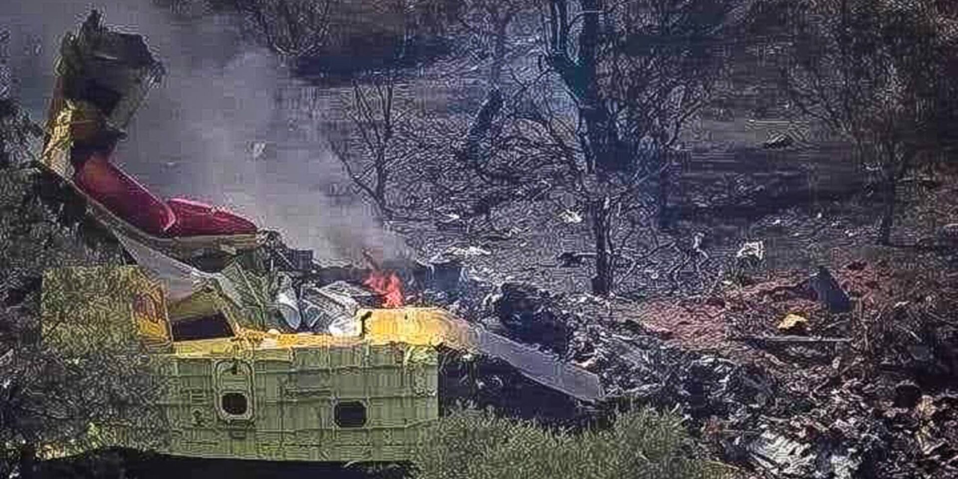 Canadair έπεσε στην Κάρυστο