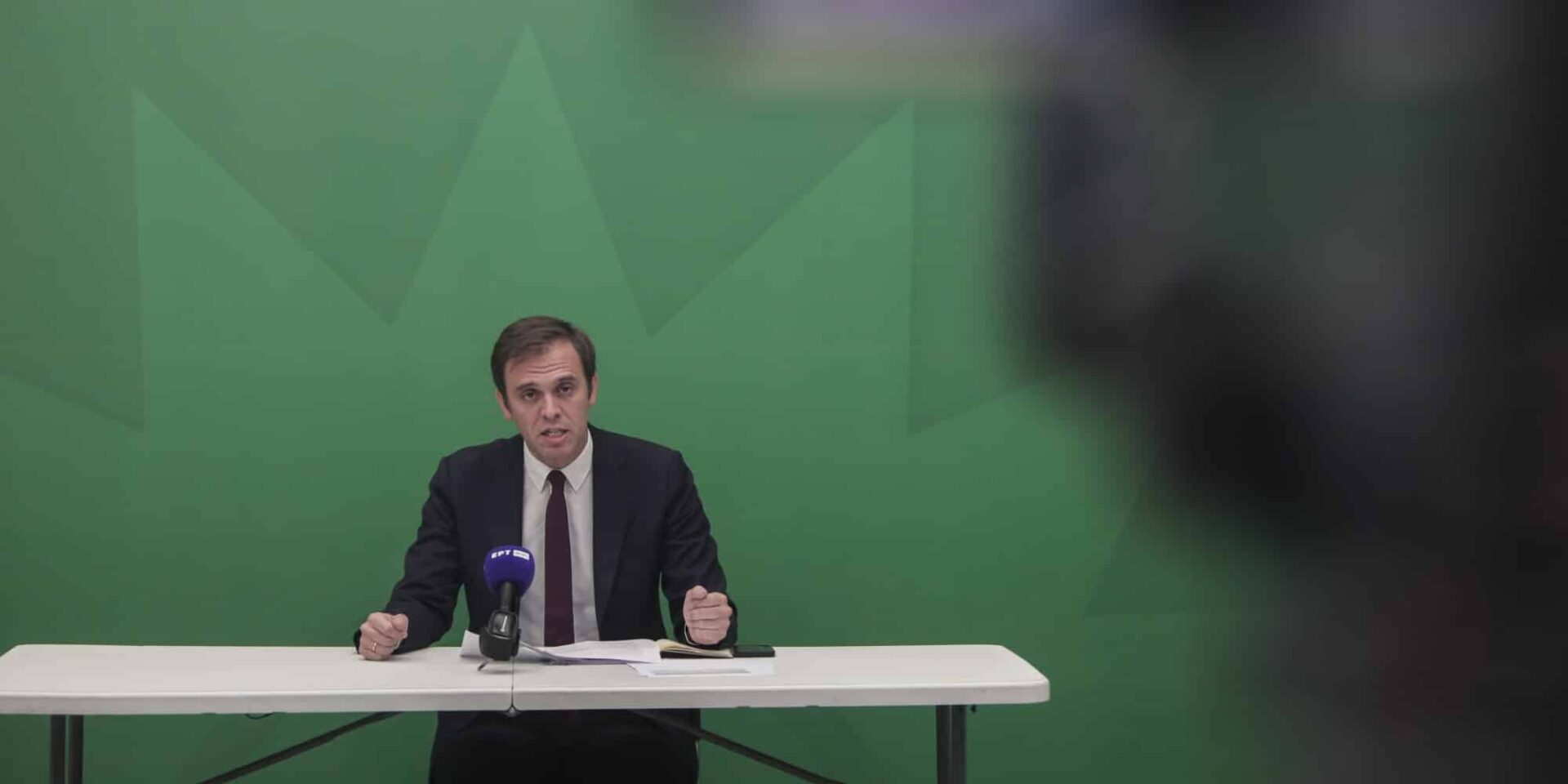 Ο εκπρόσωπος του ΠΑΣΟΚ-Κινήματος Αλλαγής, Δημήτρης Μάντζος