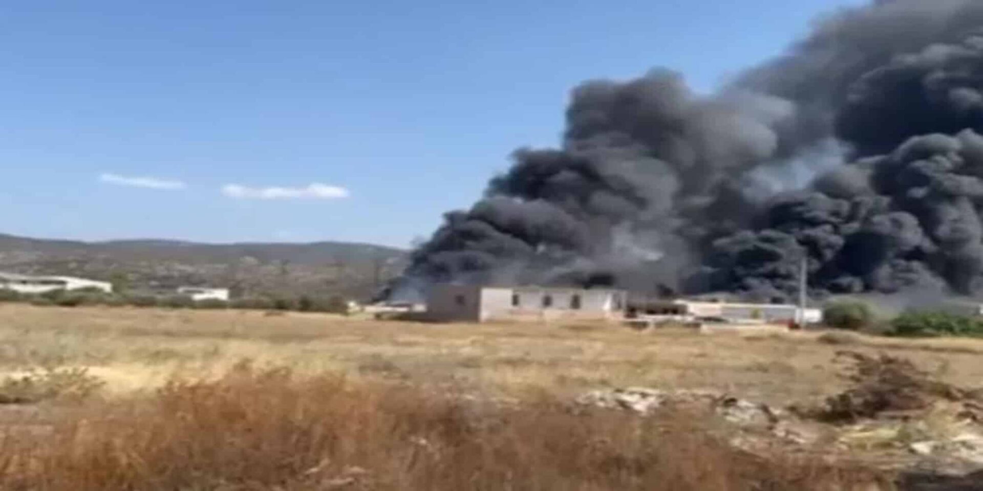 Φωτιά σε εργοστάσιο του Ασπροπύργου