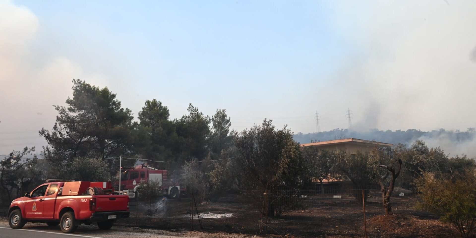 Φωτιά στη Νέα Ζωή Μάνδρας