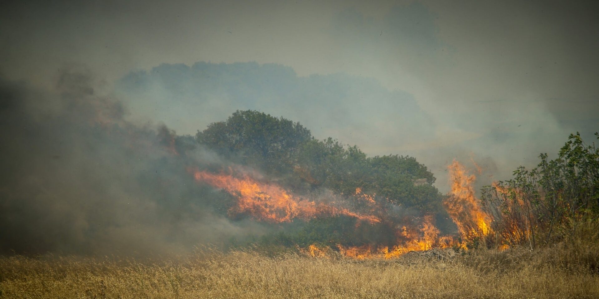 Εικόνα από τη φωτιά στη Ρόδο