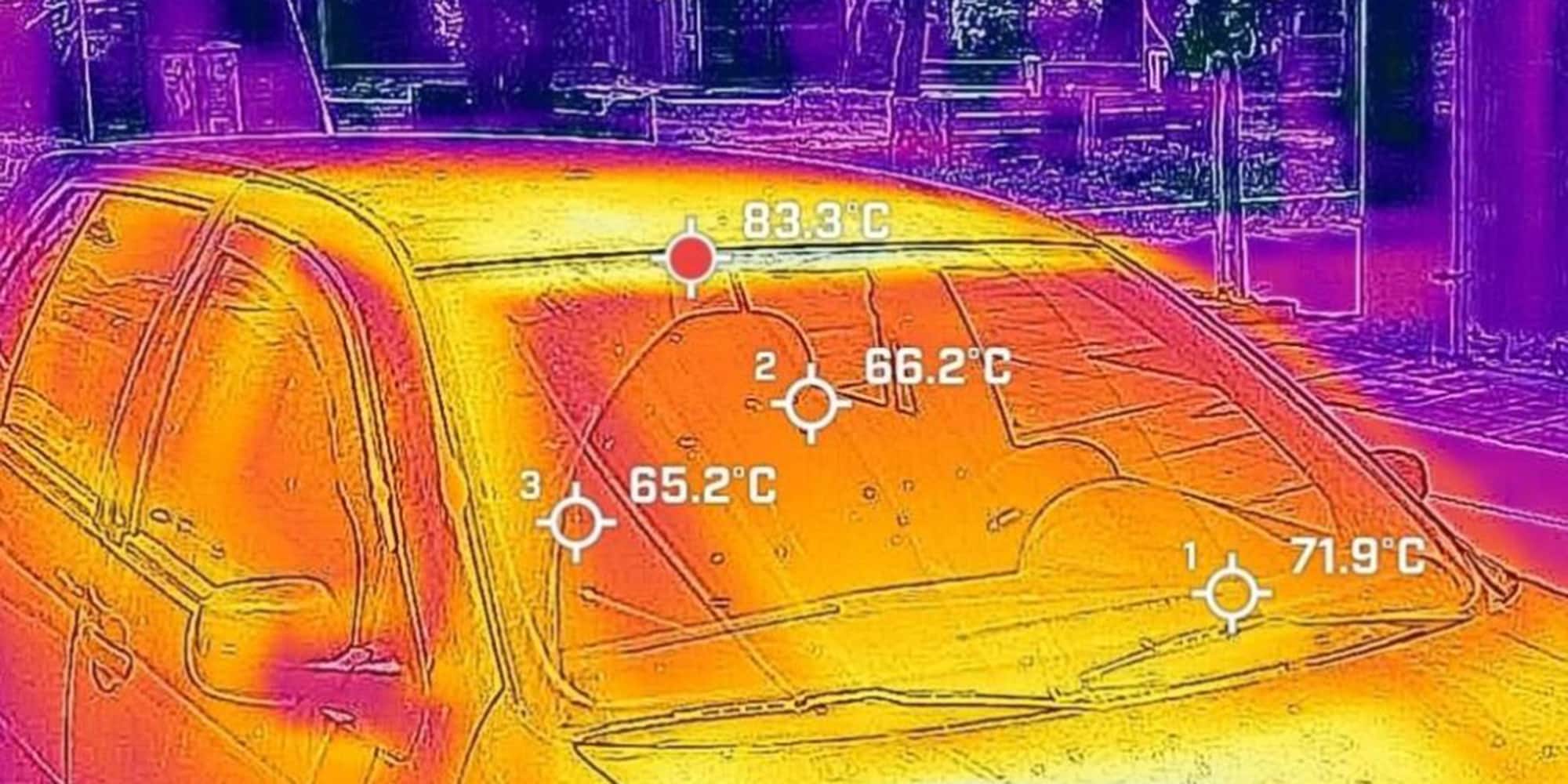 kausonas 3 1024x626 1 - Καύσωνας Κλέων: Απίστευτο και όμως αληθινό - Στους 84 βαθμούς η θερμοκρασία στις λαμαρίνες των αυτοκινήτων