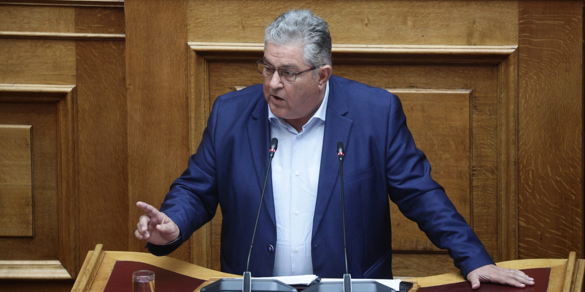 Ο γγ της ΚΕ του ΚΚΕ Δημήτρης Κουτσούμπας