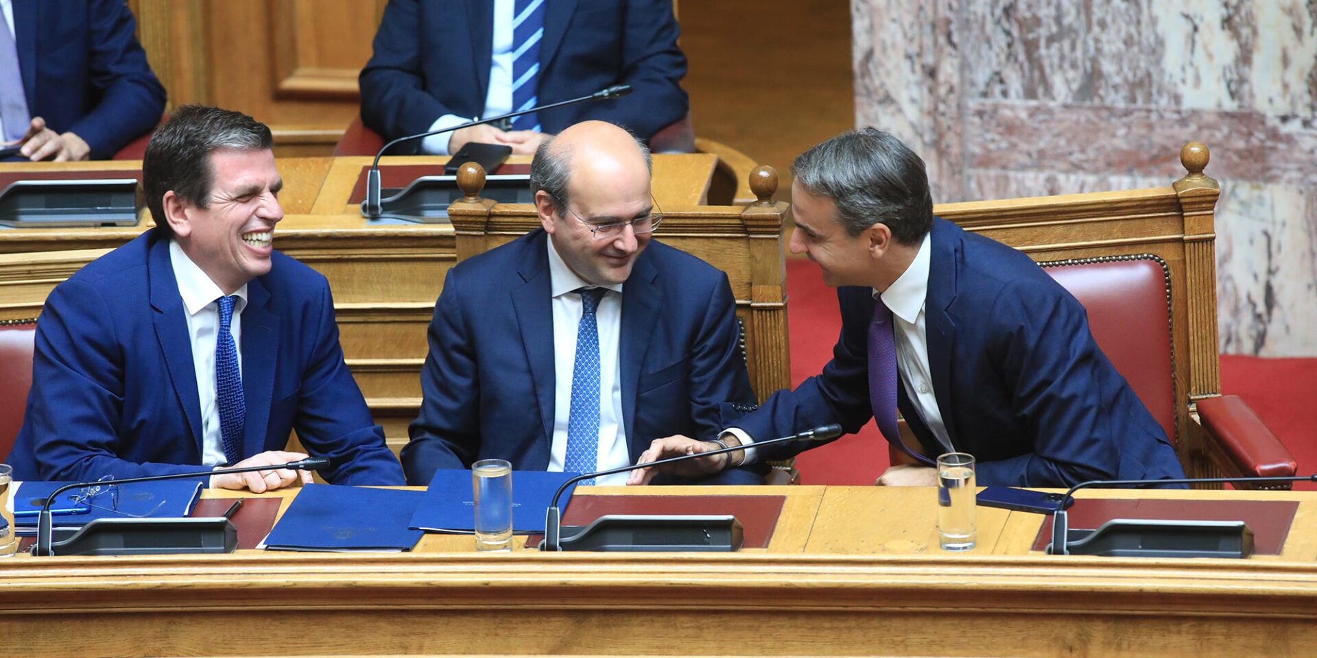 Ο Κυριάκος Μητσοτάκης στη Βουλή