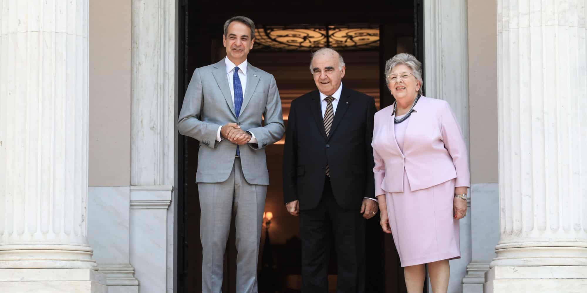 O Μητσοτάκης συναντήθηκε με τον πρόεδρο της Μάλτας