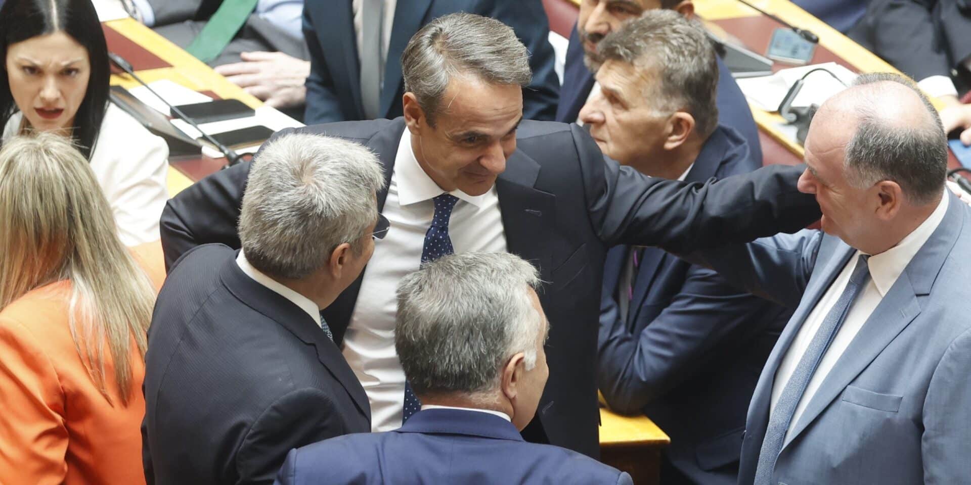 Ο Κυριάκος Μητσοτάκης στην ορκωμοσία της νέας Βουλής