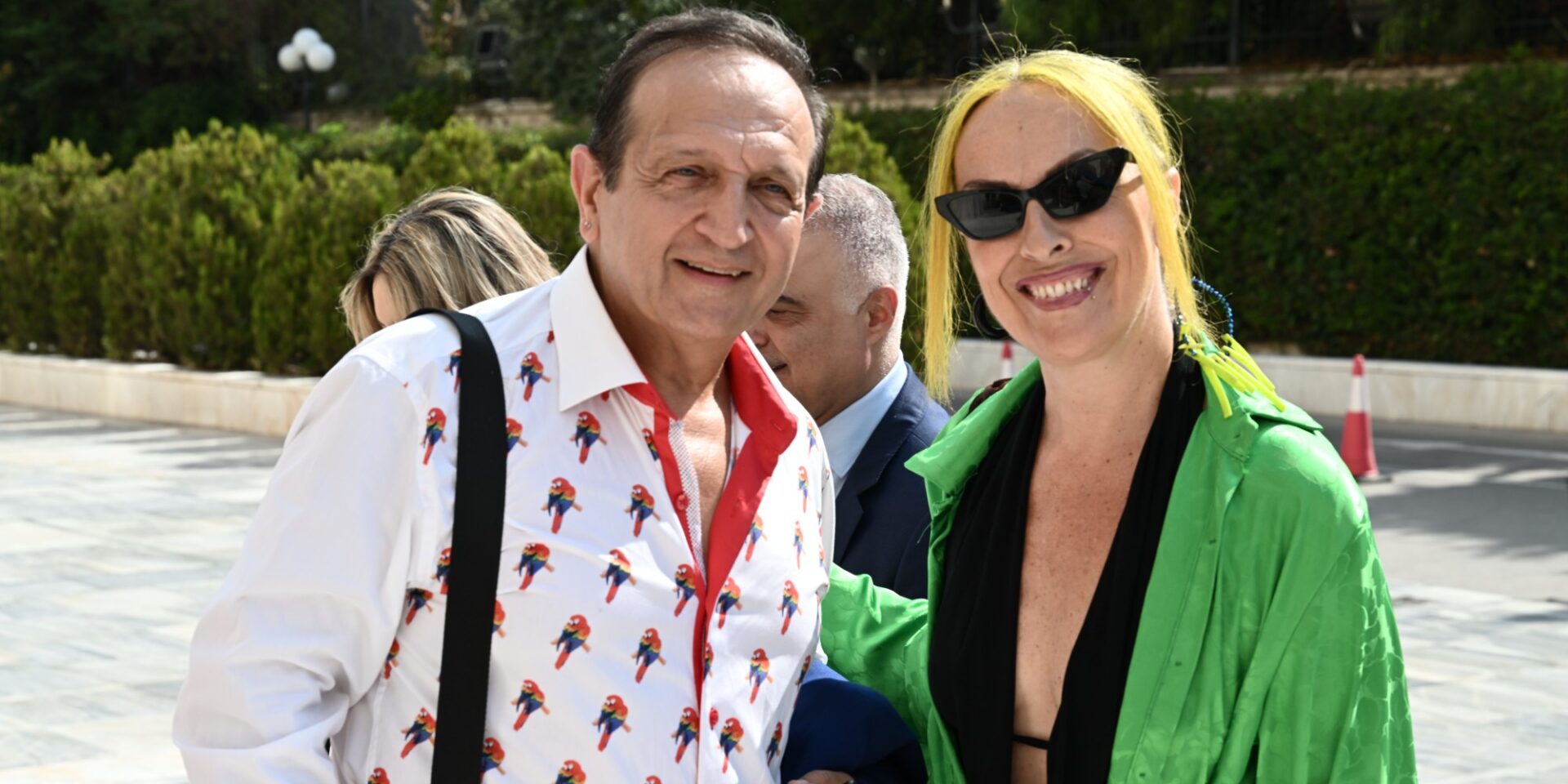 Ο Σπύρος Μπιμπίλας και η Τζώρτζια Κεφαλά