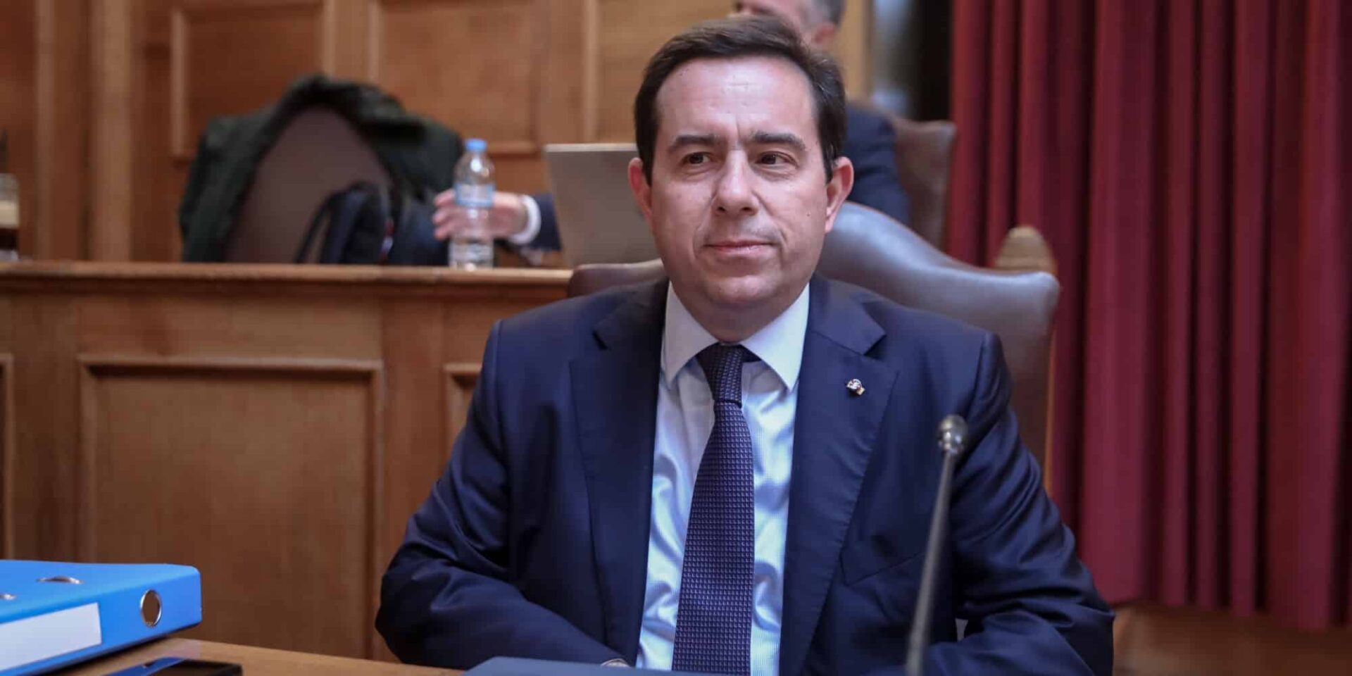 Ο υπουργός Προστασίας του Πολίτη, Νότης Μηταράκης, στη Βουλή