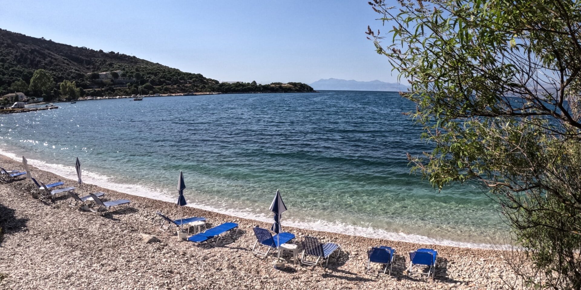 Παραλία στην Κέρκυρα - καύσωνας