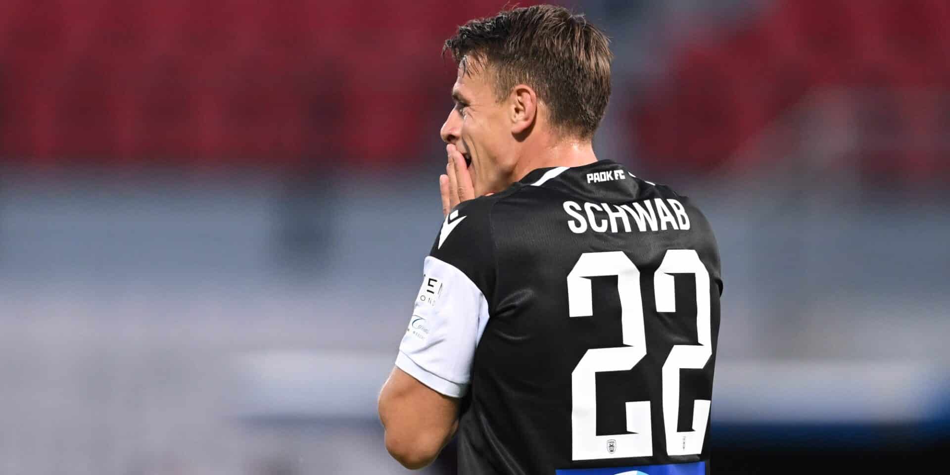 Ο Στέφαν Σβαμπ σε αγώνα του ΠΑΟΚ