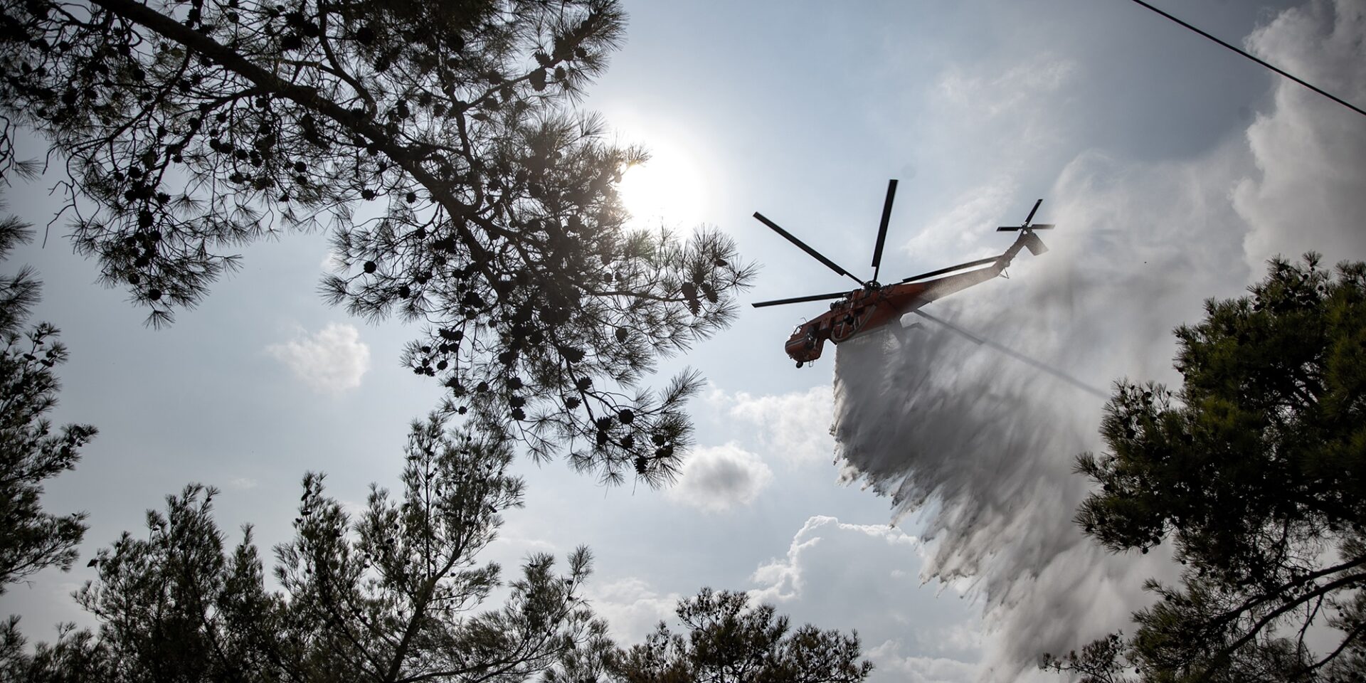 Πυρκαγιά στο δάσος του Σέιχ Σου στη Θεσσαλονίκη
