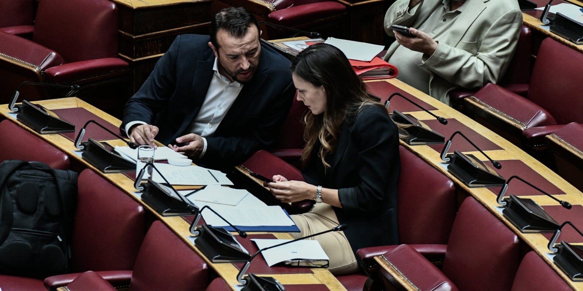 Έφη Αχτσιόγλου και Νίκος Παππάς