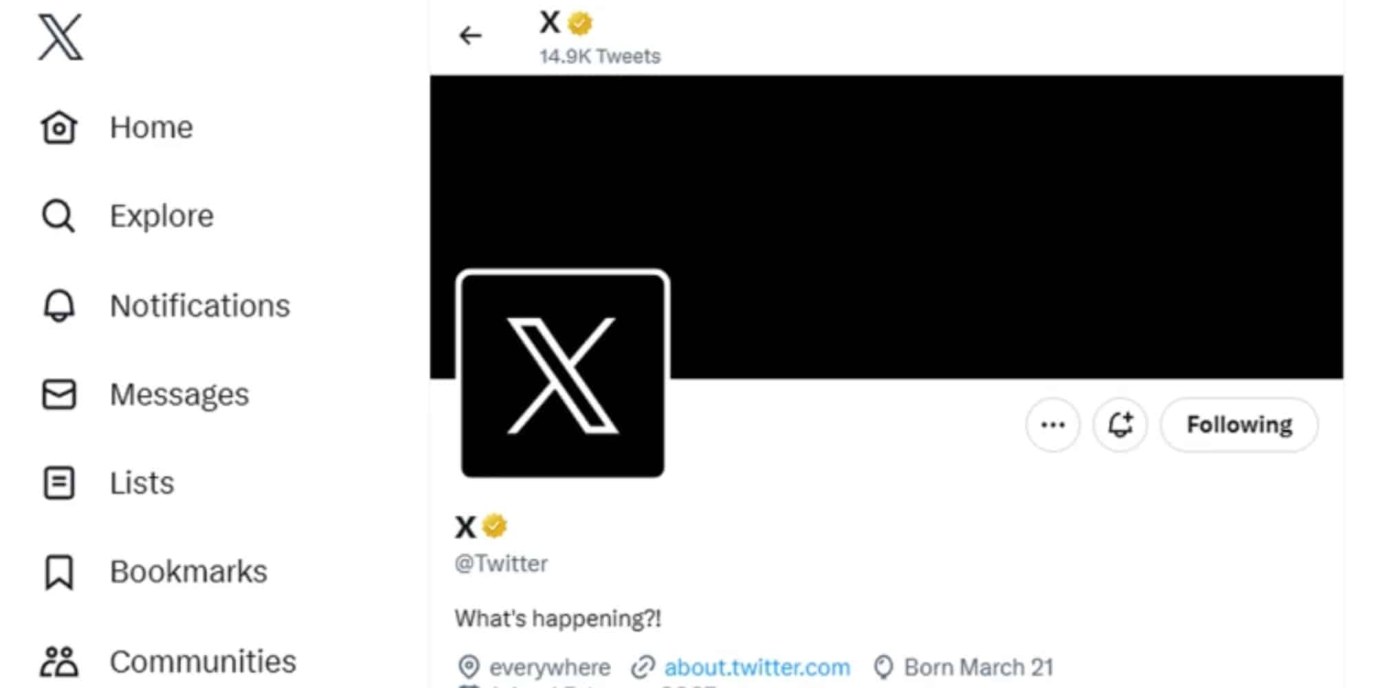 Τέλος εποχής: Το Twitter άλλαξε σε X