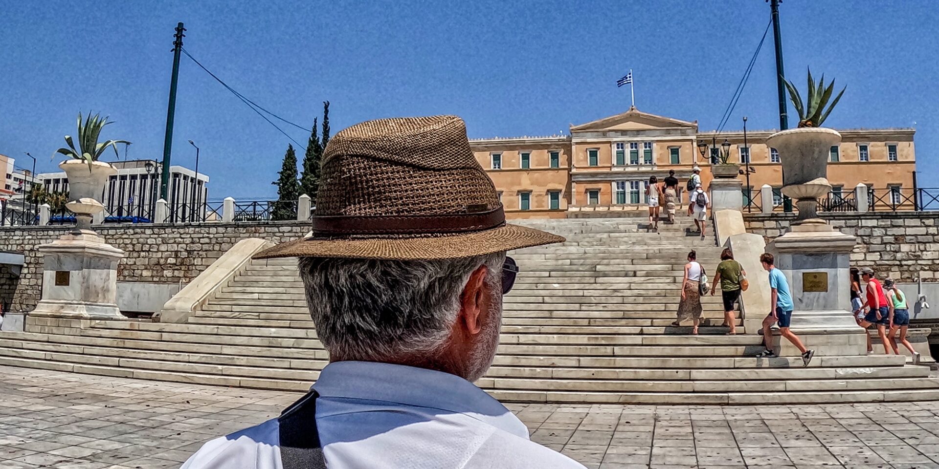 Ζέστη στο κέντρο της Αθήνας