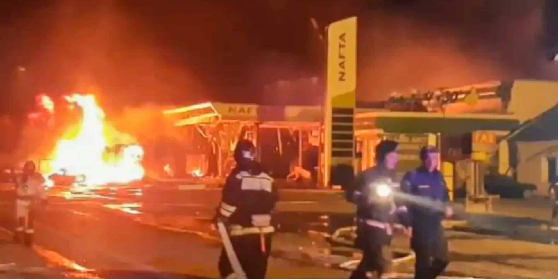 Εικόνα από το σημείο της τραγωδίας στη Ρωσία