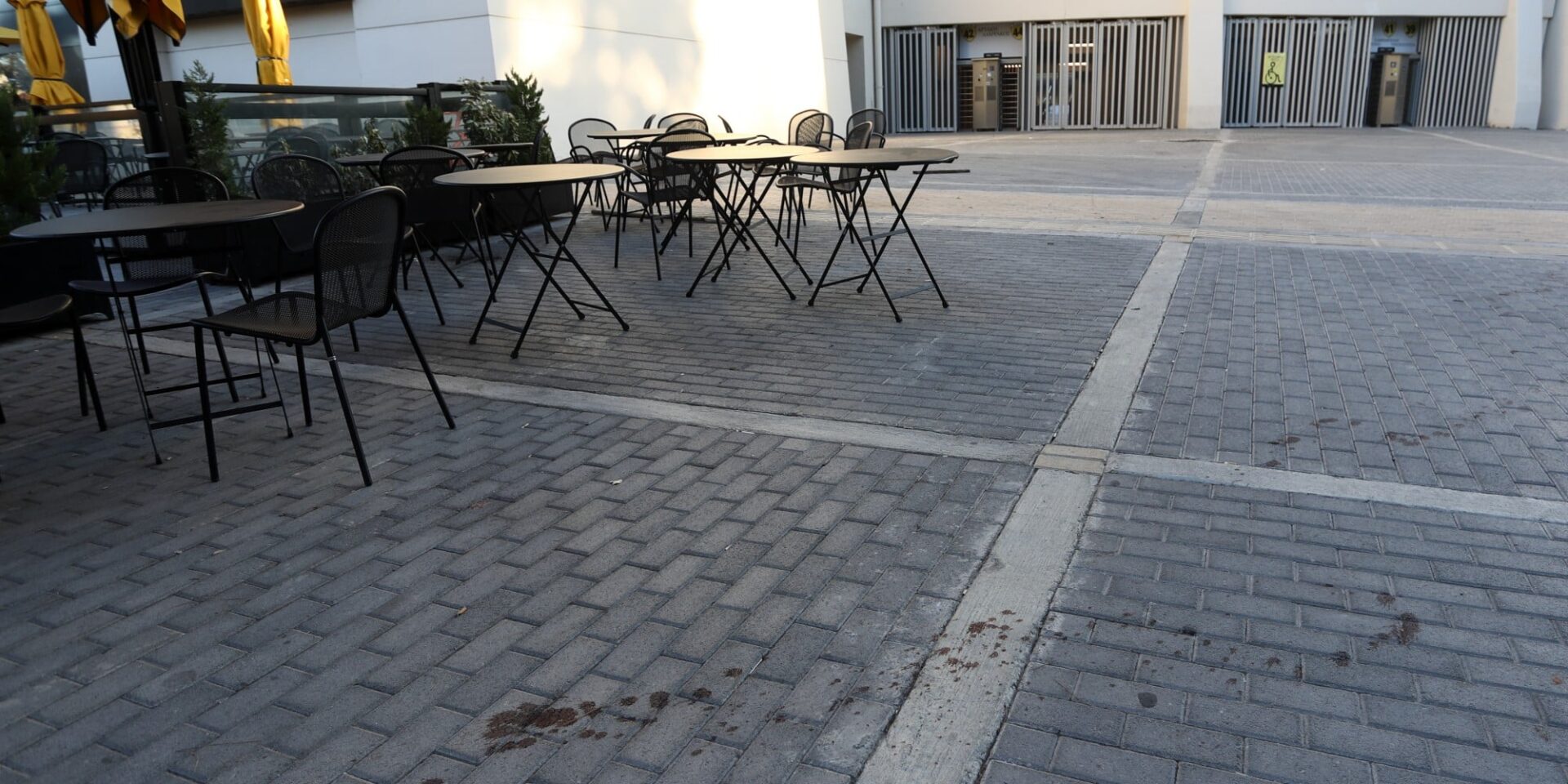 Εικόνα έξω από την «Αγιά-Σοφιά-OPAP Arena» μετά τα επεισόδια