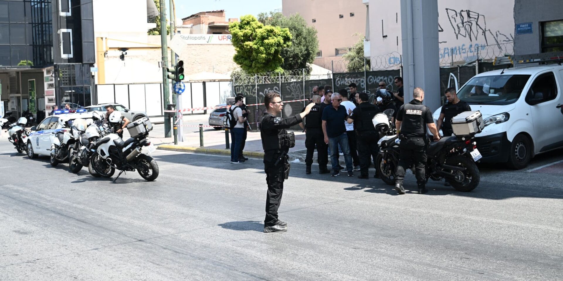 Το σημείο στον Κολωνό που έγινε το αιματηρό περιστατικό