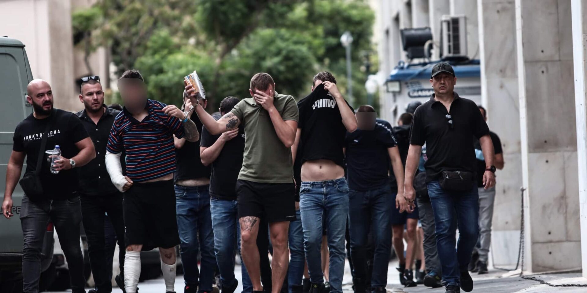 Οι Κροάτες χούλιγκαν από το φονικό επεισόδιο στη Νέα Φιλαδέλφεια